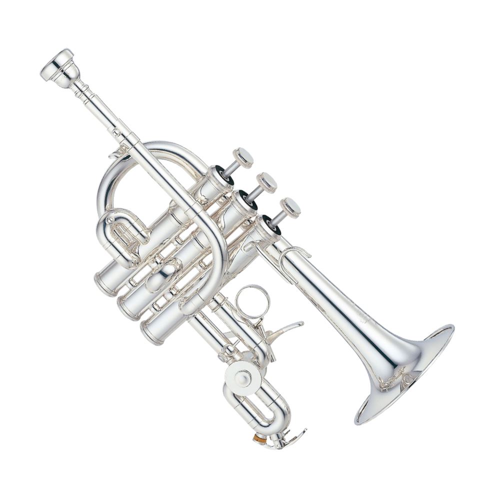 Yamaha YTR9825 Bb/A Custom Piccolo Trumpet Silver Plate 