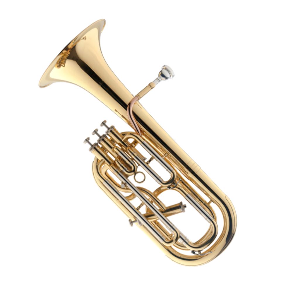 Cambridge Classic 4 Valve Baritone Horn Gold Lacquer