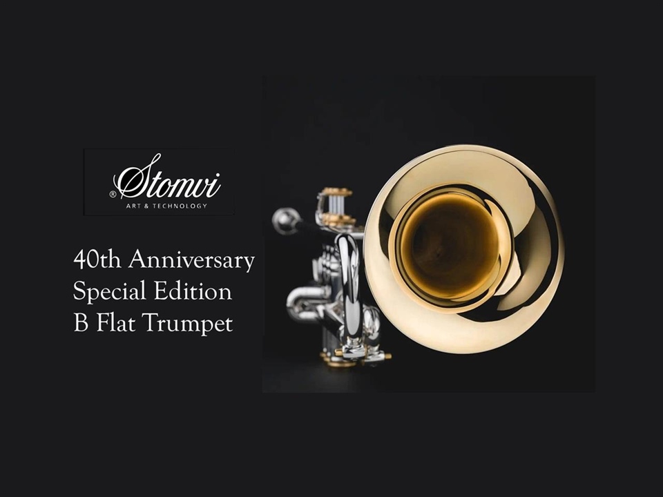 New! Stomvi Anniversary Limited Edition Trumpet